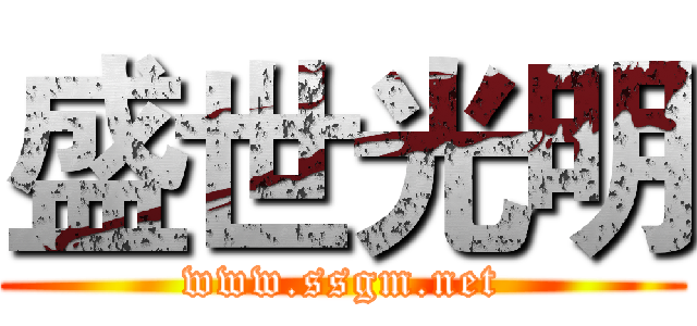 盛世光明 (www.ssgm.net)