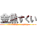 金魚すくい (Goldfish scooping)