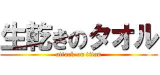 生乾きのタオル (attack on titan)