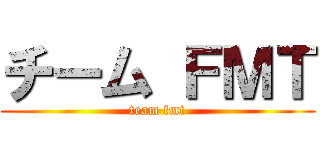 チーム ＦＭＴ (team fmt)
