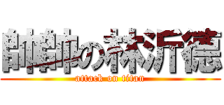 帥帥の林沂德 (attack on titan)