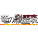 奄の履歷表 (attack on titan)