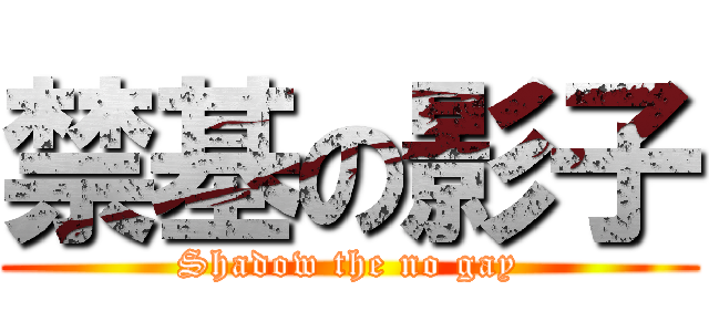 禁基の影子 (Shadow the no gay)