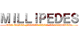 ＭＩＬＬＩＰＥＤＥＳ (TEN TIMES FASTER THAN CENTIPEDES?)