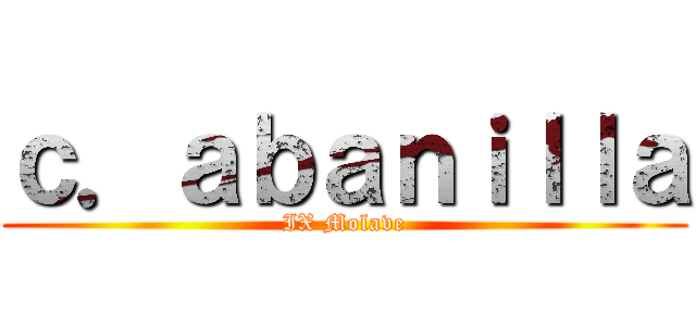 ｃ．ａｂａｎｉｌｌａ (IX Molave)