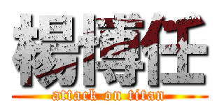 楊博任 (attack on titan)