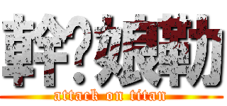 幹你娘勒 (attack on titan)