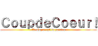 ＣｏｕｐｄｅＣｏｅｕｒ！ (Un blog rempli de passion)