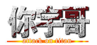 你宇哥 (attack on titan)