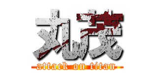 丸茂 (attack on titan)