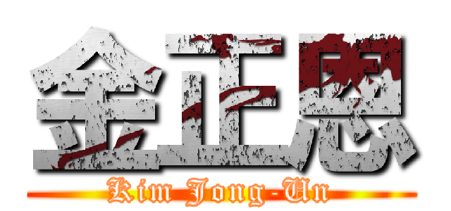 金正恩 (Kim Jong-Un)