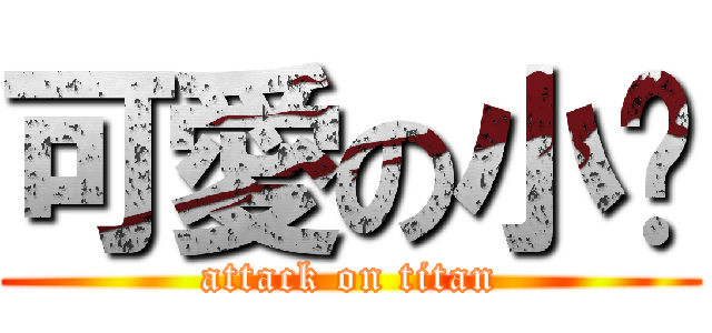 可愛の小昸 (attack on titan)