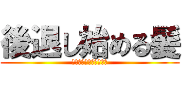 後退し始める髪 (パスワード解除してみろ)