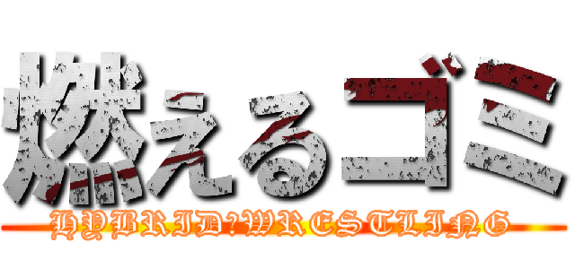 燃えるゴミ (HYBRID　WRESTLING)