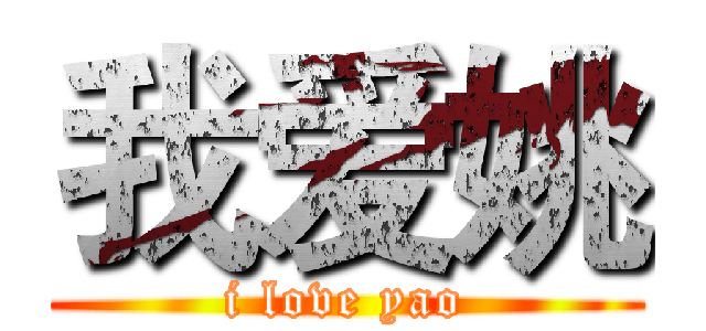 我爱姚 (i love yao)