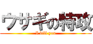 ウサギの特攻 (I kill you)