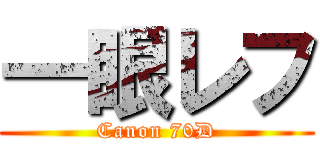 一眼レフ (Canon 70D)