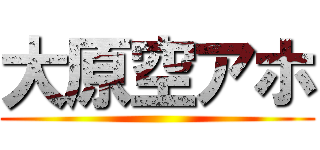 大原空アホ ()