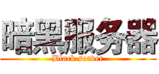 暗黑服务器 (Black server)