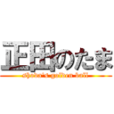 正田のたま (shoda's golden ball)