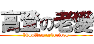高登の老變 (hkgolden cybertron)