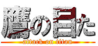 鷹の目た (attack on titan)