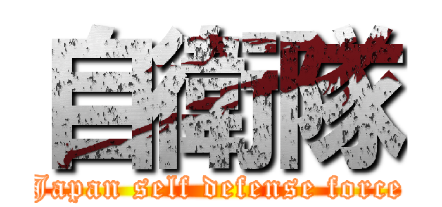 自衛隊 (Japan self defense force)