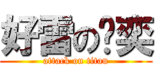 好雷の褚奕 (attack on titan)