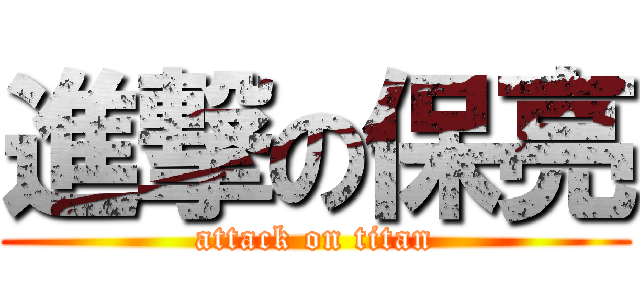 進撃の保亮 (attack on titan)