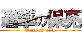 進撃の保亮 (attack on titan)