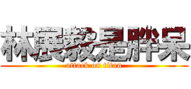 林展毅是胖呆 (attack on titan)