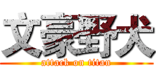 文豪野犬 (attack on titan)
