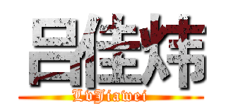 吕佳炜 (LvJiawei)