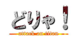 どりゃ！ (attack on titan)