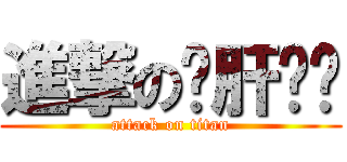 進撃の铁肝军团 (attack on titan)