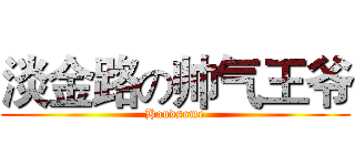 淡金路の帅气王爷 (Handsome)
