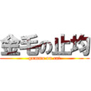 金毛の止均 (gummo on cat)