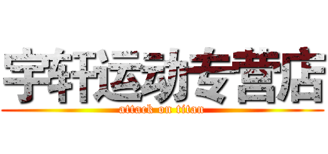宇轩运动专营店 (attack on titan)