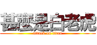 甚麼是白老虎 (attack on titan)
