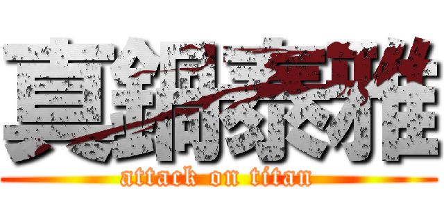 真鍋泰雅 (attack on titan)