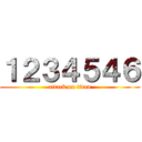 １２３４５４６ (attack on titan)