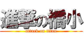 進撃の橋小 (attack on titan)