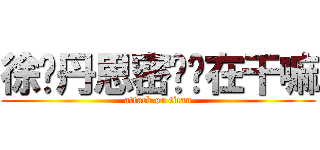 徐晓丹思密达你在干嘛 (attack on titan)