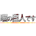 暇の巨人です (attack on titan)