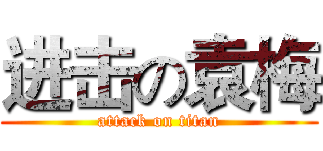 进击の袁梅 (attack on titan)