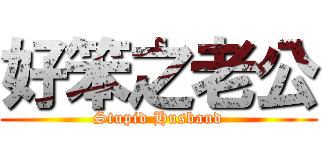 好笨之老公 (Stupid Husband)