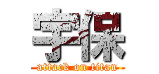 宇保 (attack on titan)