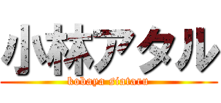 小林アタル (kobaya siataru)