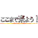 ここまで来よう！ (Come Here !)