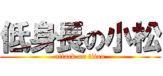 低身長の小松 (attack on titan)